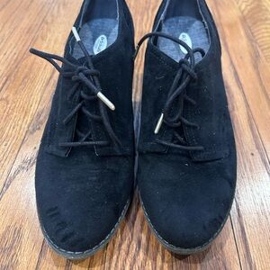 Dr. Scholl's Black Suede Shoes